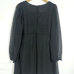 Black Net Dress