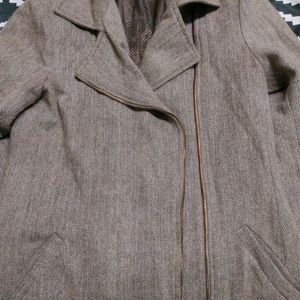 🌸 Women's 🌸 XS Herringbone Pattern Brown Coat