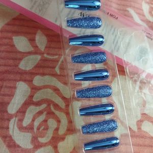 Royal Blue 💙 Artificial Nail Art