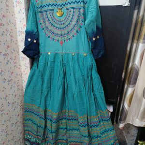 Long Cotton Designer Dress