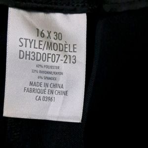 Black Wide Trousers