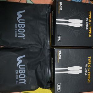 Ubon Mobile Charging Cable Pack Of 2 Combo