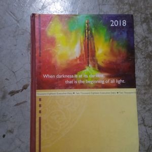 2018 Diary Not Used