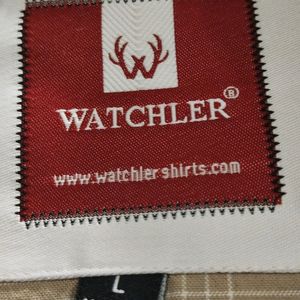 Watchler Men Check Full Sleeve Shirt