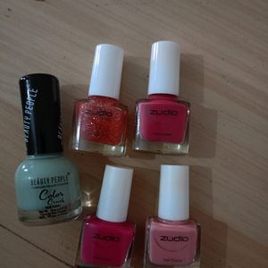 Set Of 5 Nailpaints