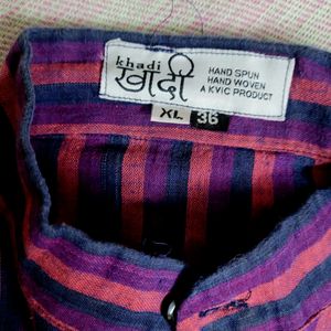 Men Striped Kurta By Khadi