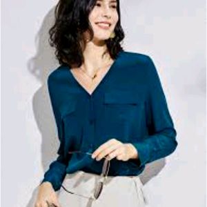 H&M Teal colour Shirt