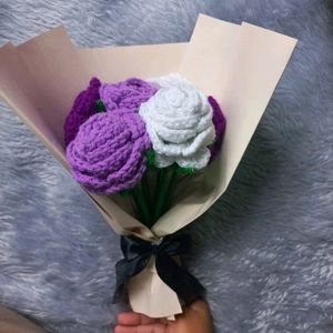 Crochet Rose (Bouquet Of 7)