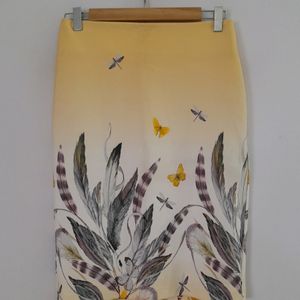 Yellow Printed Skirt (Women's)