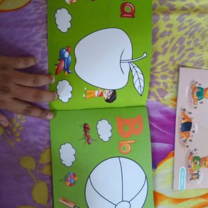 KIDS FIVE SENSES AND ALPHABET COLOUR BOOKS