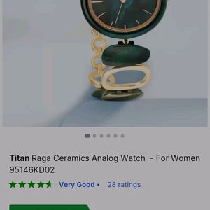 BRAND NEW TITAN RAGA WATCH