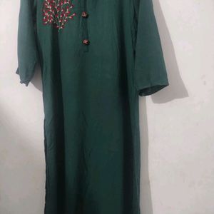 Pure Cotton Kurti with Embroidery