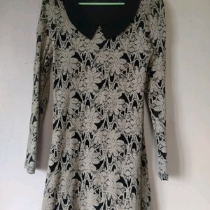 Embroidered Lace Dress