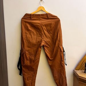 Rust Joggers For Women