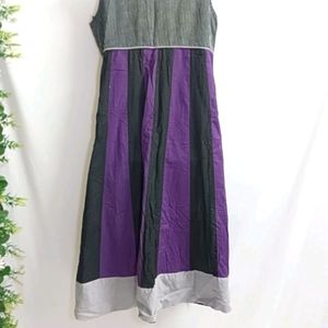 Purple Embroidered Anarkali Kurti