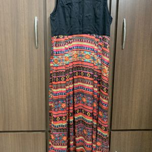 Ethnic Gown With Cape / Shrug