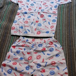 Kids Tishirt And Short Clothing Set Girls&Yboy