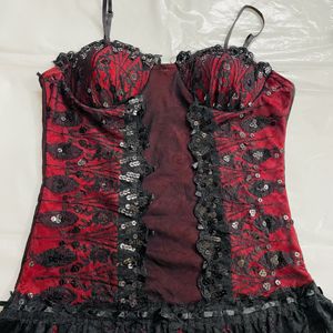 Red Vintage Corset