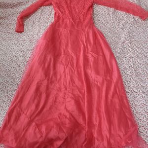 Pink Gown For Girls