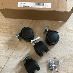 Ikea Alex Castors/wheels Pack Of 4