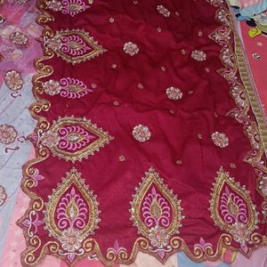 Heavy  Lehenga Saree Net+Velvet