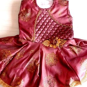 Gown Frock For Little Cute Girl