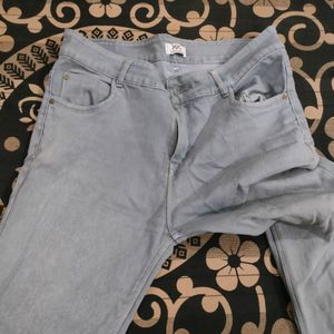 Grey Women Jeans 34 Inches