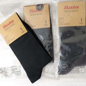 The Bata New Socks Combo-3 Formal Wear(Black).