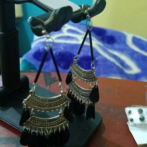 Black jaipuri Earrings