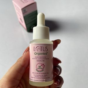 lotus organics hair growth serum