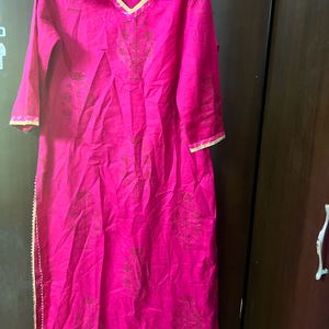 Pink Kurtha Ethnic Wear