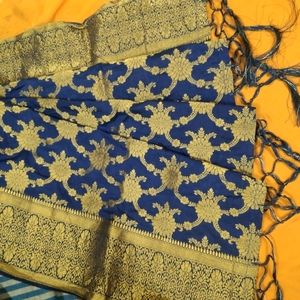 Navy Blue Dupatta