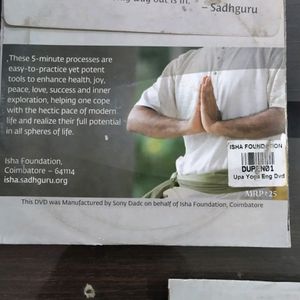 Isha foundation - Yoga  DVDs (Om Bracelet freebie)