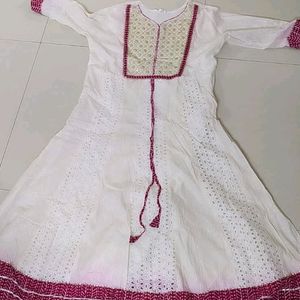 White Long Kurti