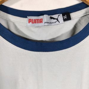 Puma Light Grey Round Neck T-shirt (Men's)