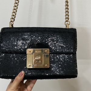 Aldo Black Sequence Bag