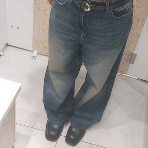 Bershka Washed/ Faded Jeans