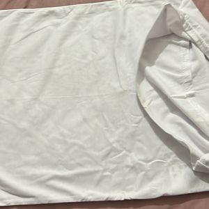 5 White Medium Size Pillow Cover