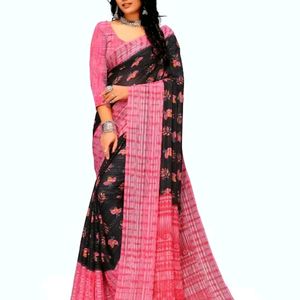 Costly Fancy Beautiful Saree Free Gift