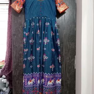 Floor Length Flared Kurta