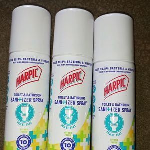 Combo Of 3 Harpic SANI+IZER SPRAY 🚽