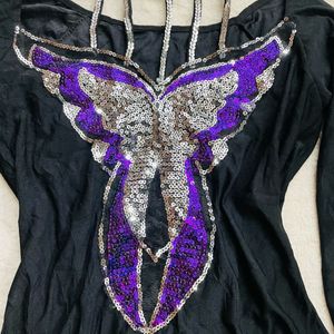 Women  Butterfly Top