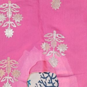 Pink Churidhar With Beutiful Duppata And Pant