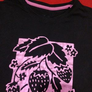 Strawberry Shinning Zudio Tshirt