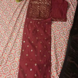 Maroon Kurti 😍