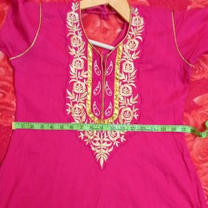 Pink Anarkali Top