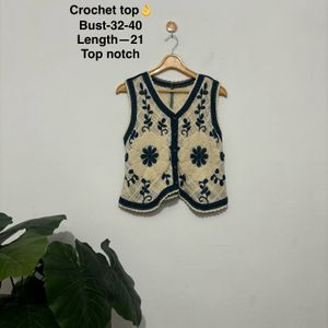 Crochet Top Vest