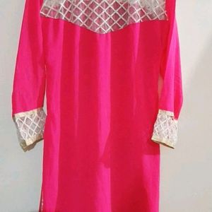 Pink Kurti For Women