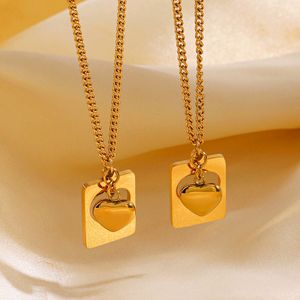 Anti Tarnish 18 K Gold Plated Heart Pendant