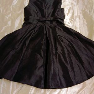 Flared Black Mini Prom Dress 🖤